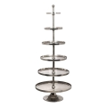 Eglo 427652 - Servírovací stojan BABIRIK 206x79 cm strieborný