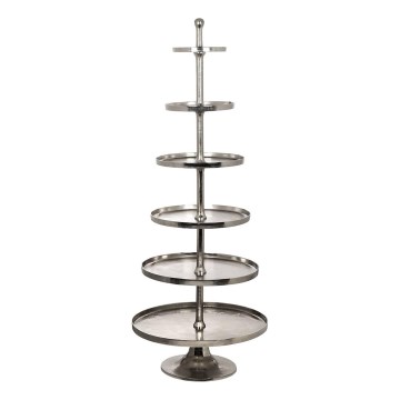 Eglo 427652 - Servírovací stojan BABIRIK 206x79 cm strieborný