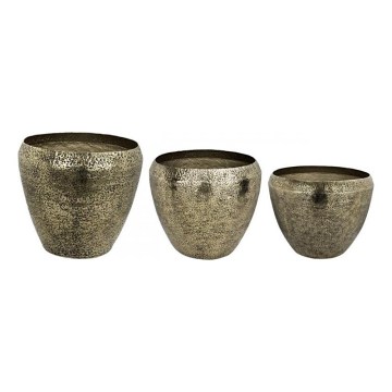 Eglo 428092 - 3-dielna sada kovových váz OKAYAMA 37x48 cm bronzová