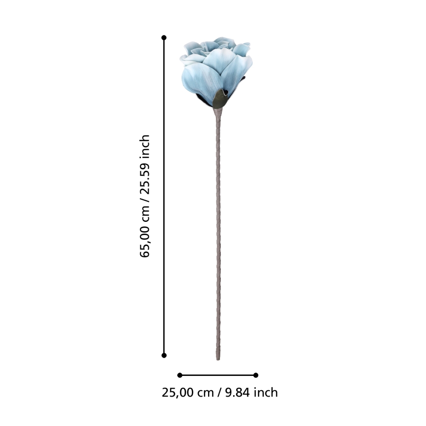 Eglo - Umelý kvet 65 cm modrá