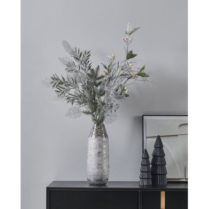 Eglo - Umelý kvet 87,5 cm strieborná