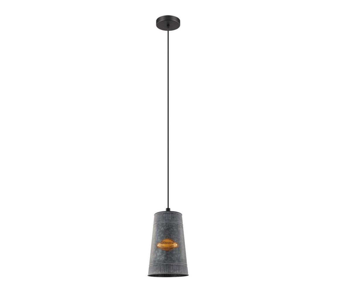 Eglo 43107 - Luster na lanku HONEYBOURNE 1xE27/60W/230V 43107