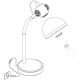 Eglo 43165 - Stolná lampa LUBENHAM 1xE27/28W/230V