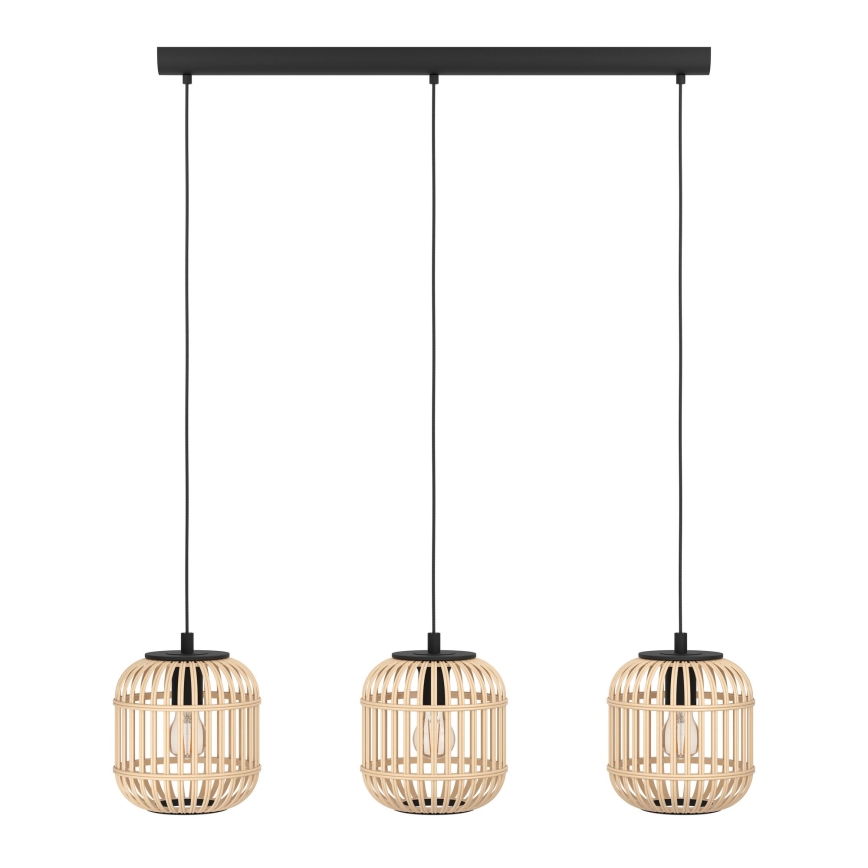 Eglo - Luster na lanku 3xE27/28W/230V
