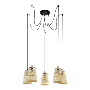 Eglo 43255 - Luster na lanku CLAVERDON 5xE27/40W/230V