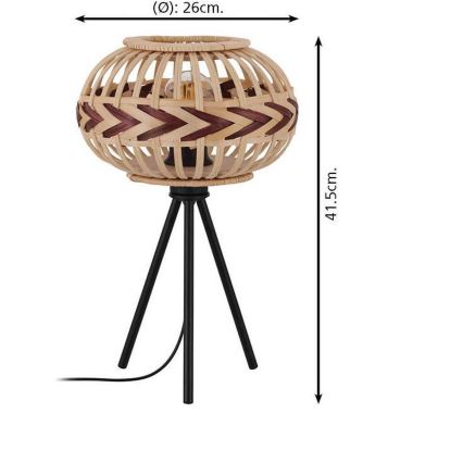 Eglo - Stolná lampa 1xE27/40W/230V