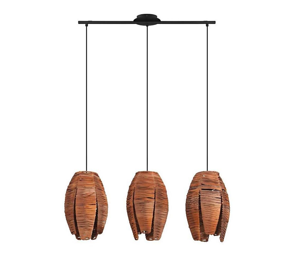 Eglo 43295 - Luster na lanku MONGU 3xE27/40W/230V 43295