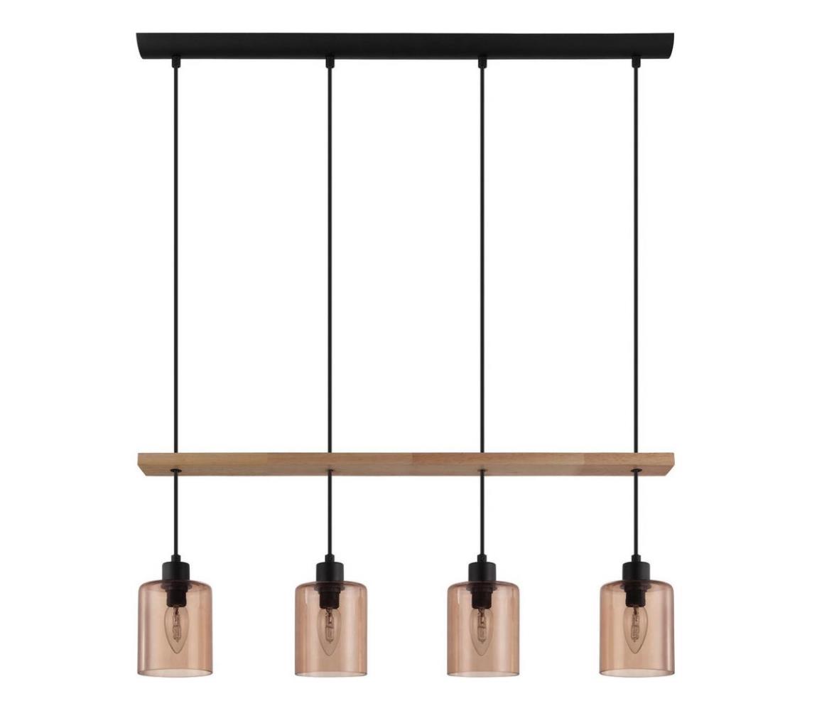 Eglo 43368 - Luster na lanku COOLMONT 4xE14/40W/230V 43368