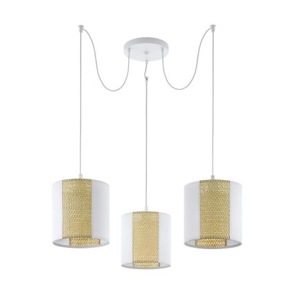 Eglo - Luster na lanku 3xE27/40W/230V pavúk