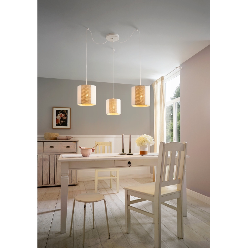 Eglo - Luster na lanku 3xE27/40W/230V pavúk