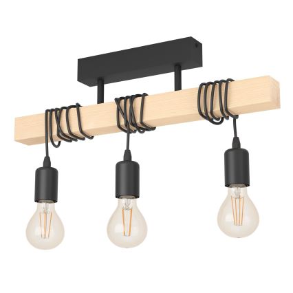 Eglo - Prisadený luster TOWNSHEND 3xE27/60W/230V