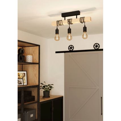 Eglo - Prisadený luster TOWNSHEND 3xE27/60W/230V