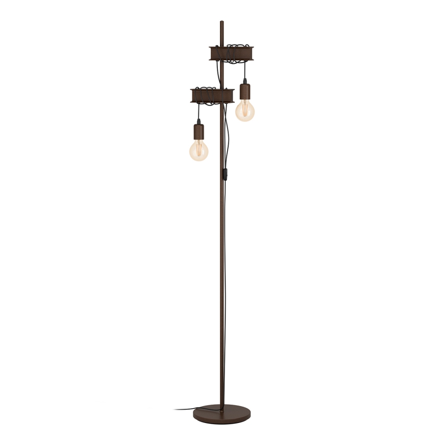 Eglo - Stojacia lampa TOWNSHEND 2xE27/10W/230V