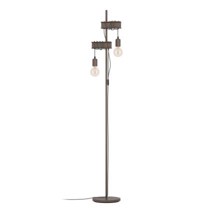 Eglo - Stojacia lampa TOWNSHEND 2xE27/10W/230V