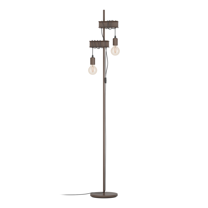 Eglo - Stojacia lampa TOWNSHEND 2xE27/10W/230V