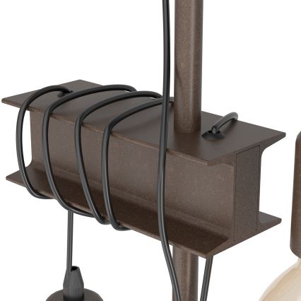 Eglo - Stojacia lampa TOWNSHEND 2xE27/10W/230V