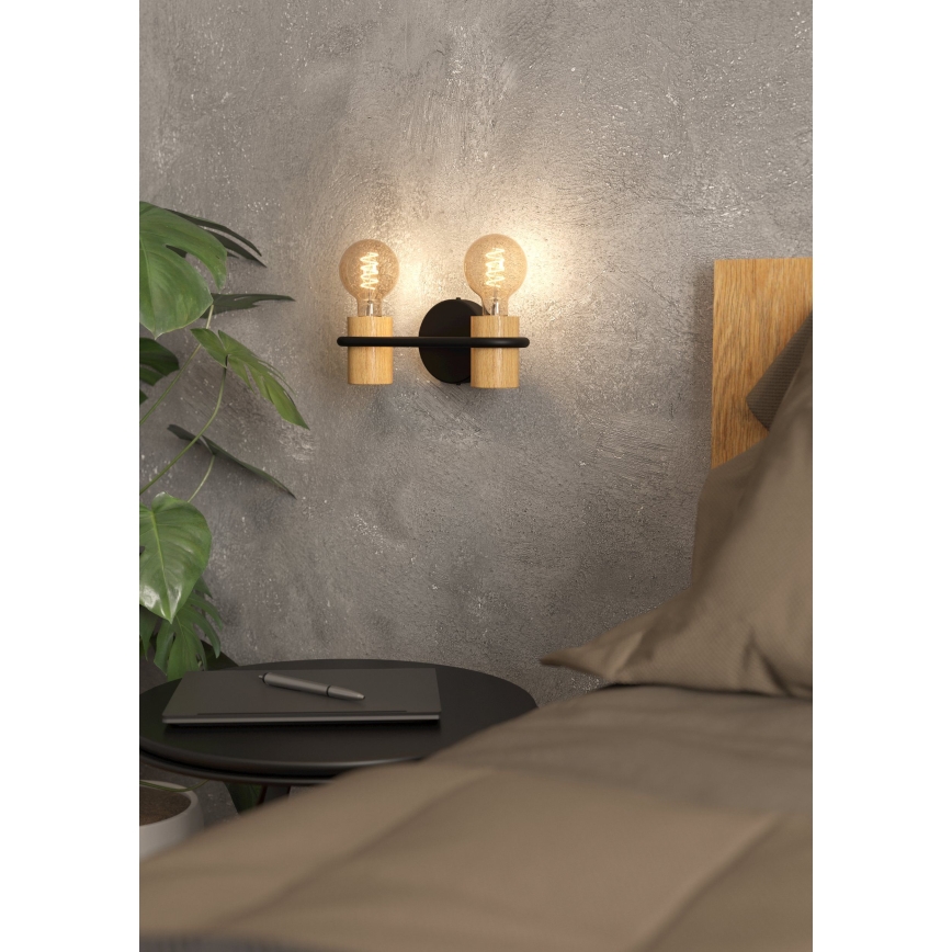 Eglo - Nástenné svietidlo 2xE27/40W/230V