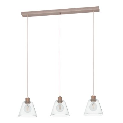 Eglo - Luster na lanku 3xE27/40W/230V