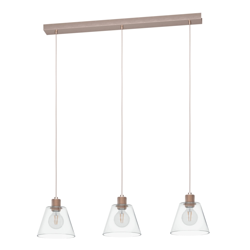 Eglo - Luster na lanku 3xE27/40W/230V