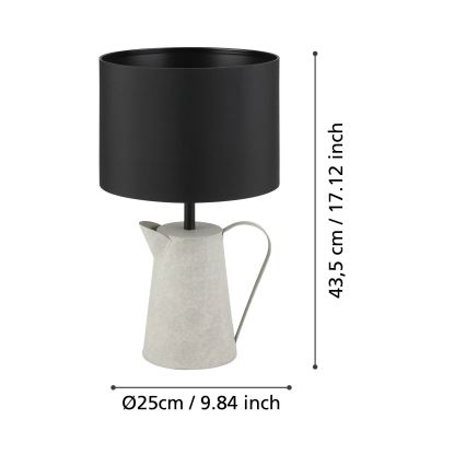 Eglo - Stolná lampa 1xE27/40W/230V