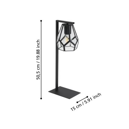 Eglo - Stolná lampa 1xE27/40W/230V