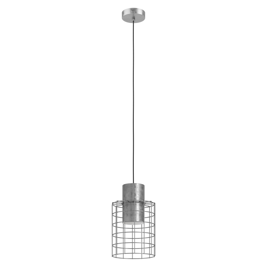 Eglo - Luster na lanku 1xE27/40W/230V pr. 20 cm strieborná