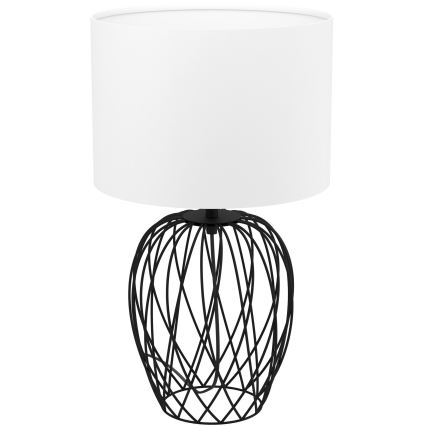 Eglo - Stolná lampa 1xE27/40W/230V biela
