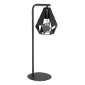 Eglo 43703 - Stolová lampa CARLTON 1xE27/60W/230V čierna