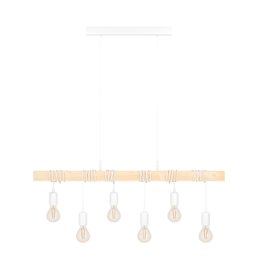 Eglo - Závesný luster na lanku TOWNSHEND 6xE27/60W/230V