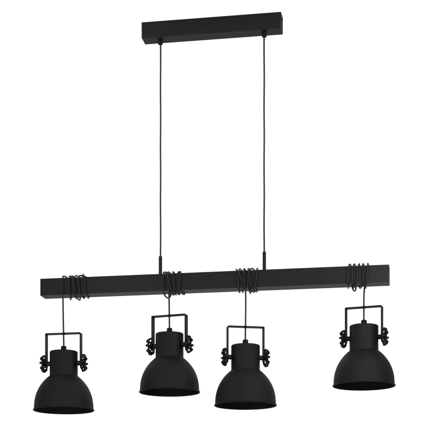 Eglo - Luster na lanku 4xE27/40W/230V