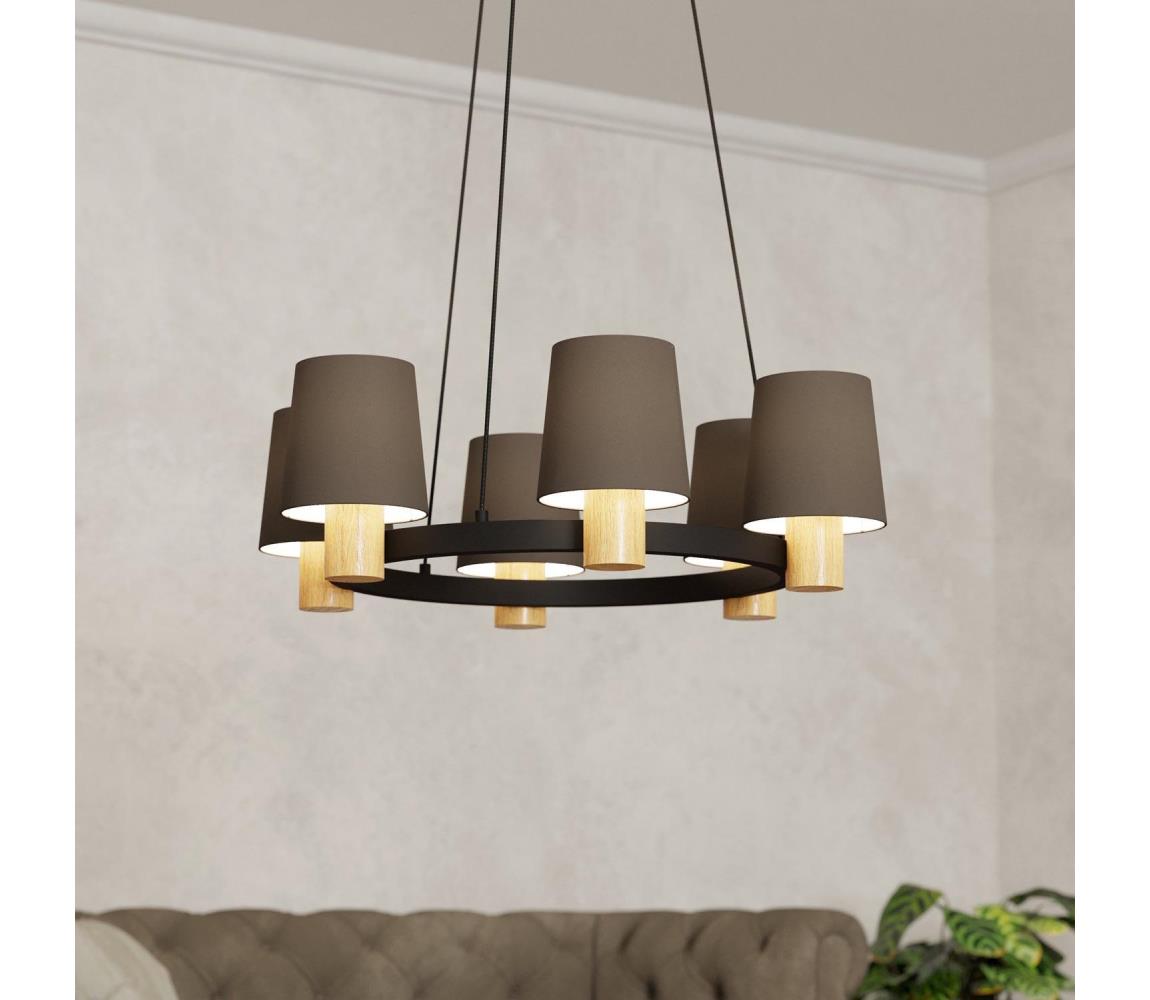 Eglo 43781 - Luster na lanku EDALE 6xE27/40W/230V 43781