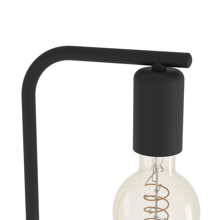 Eglo - Stojacia lampa 1xE27/40W/230V čierna