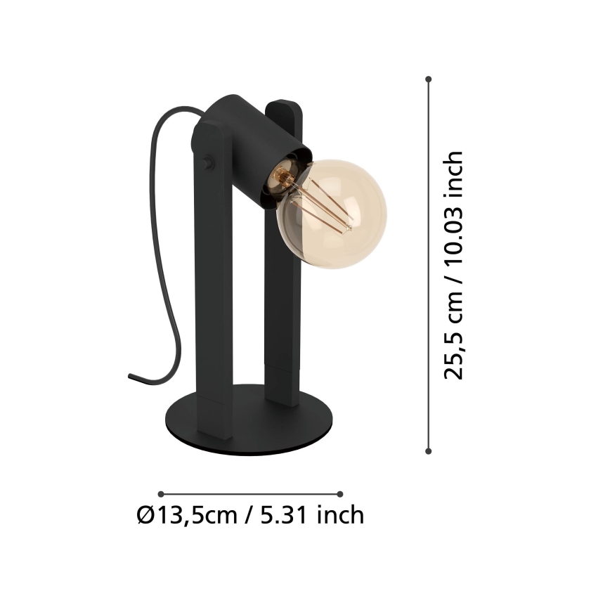 Eglo - Stolná lampa 1xE27/15W/230V