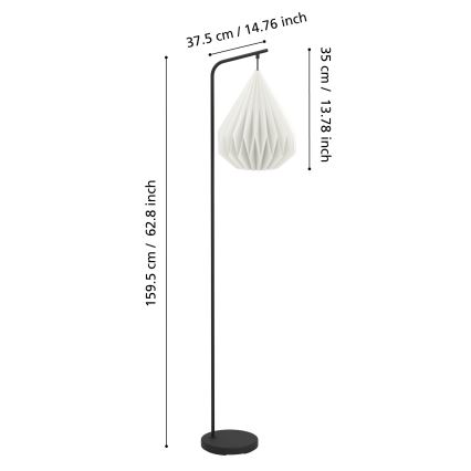 Eglo - Stojacia lampa 1xE27/25W/230V