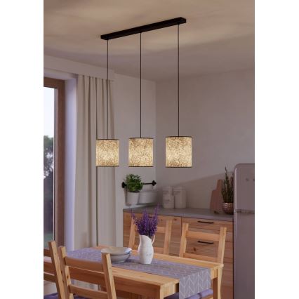 Eglo - Luster na lanku 3xE27/25W/230V