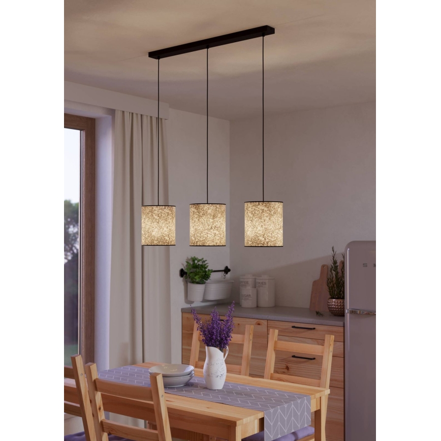 Eglo - Luster na lanku 3xE27/25W/230V