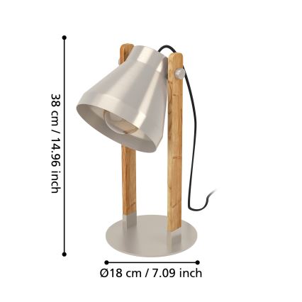 Eglo - Stolná lampa 1xE27/40W/230V