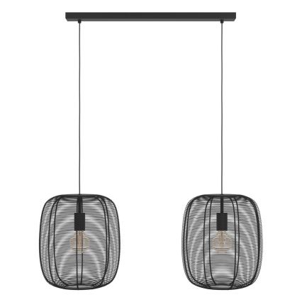 Eglo - Luster na lanku 2xE27/40W/230V