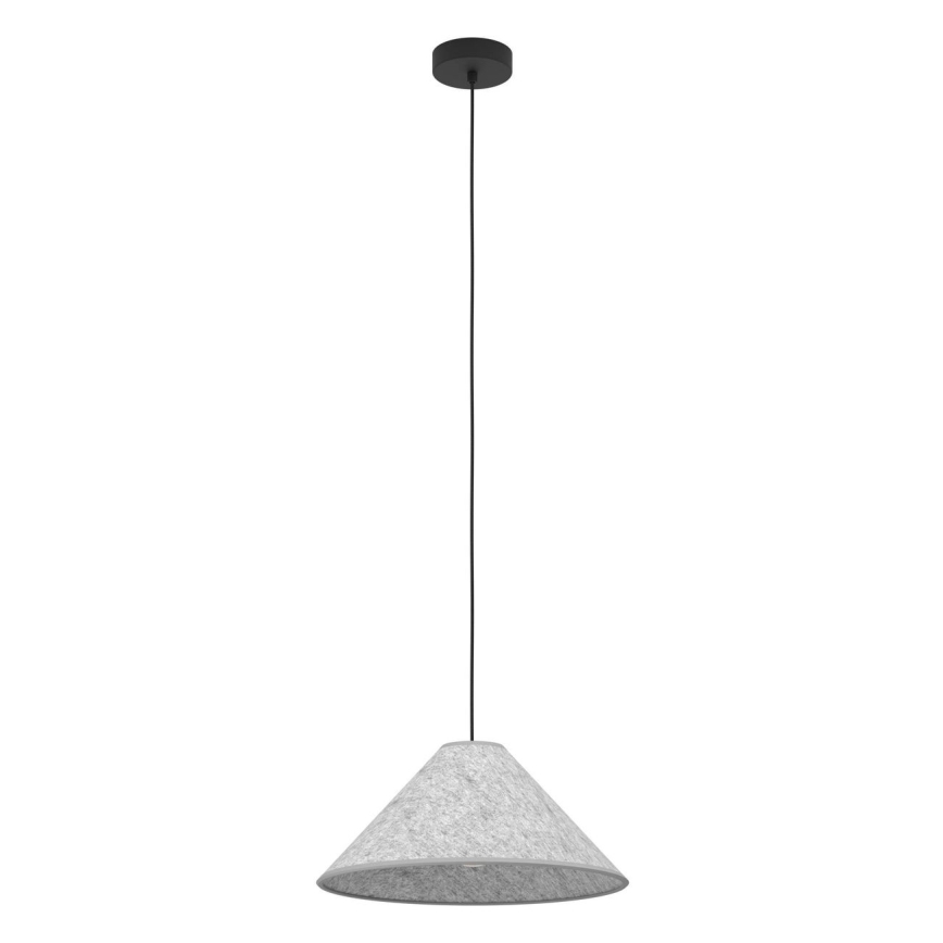 Eglo - Luster na lanku 1xE27/40W/230V šedá