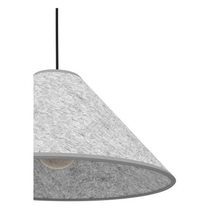 Eglo - Luster na lanku 1xE27/40W/230V šedá