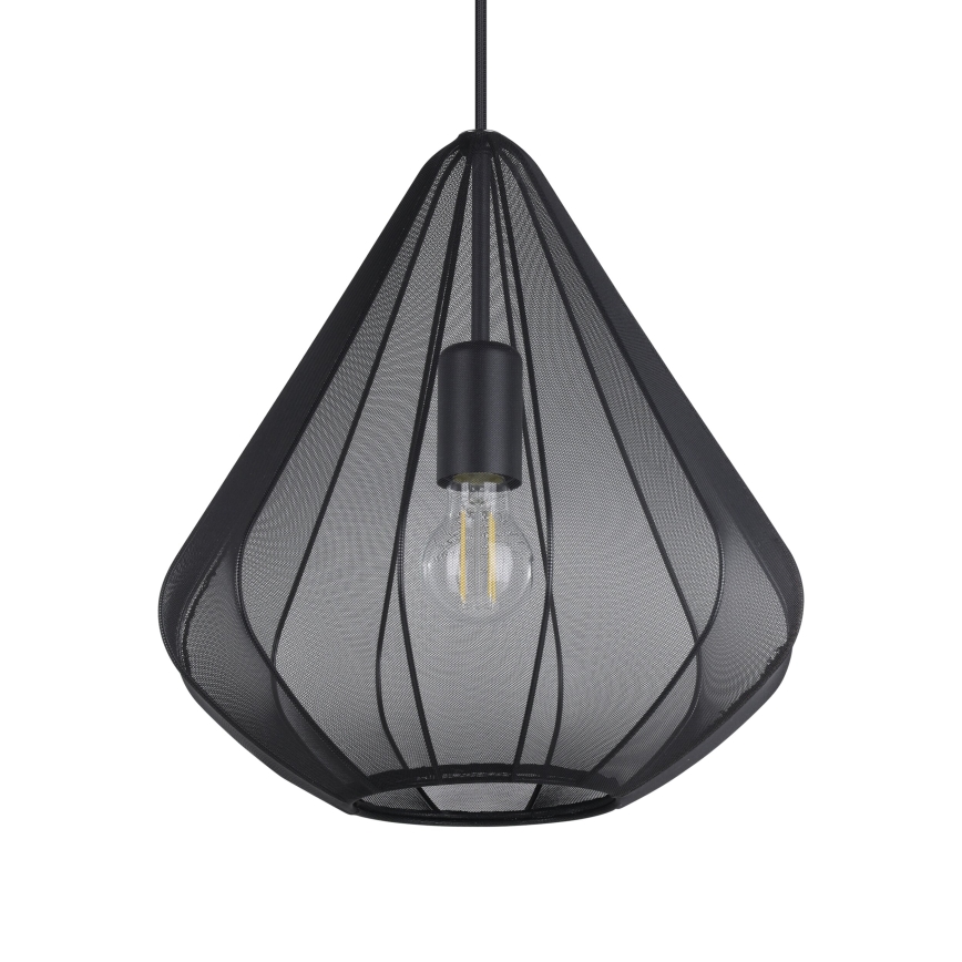 Eglo - Luster na lanku 1xE27/40W/230V pr. 33,5 cm čierna