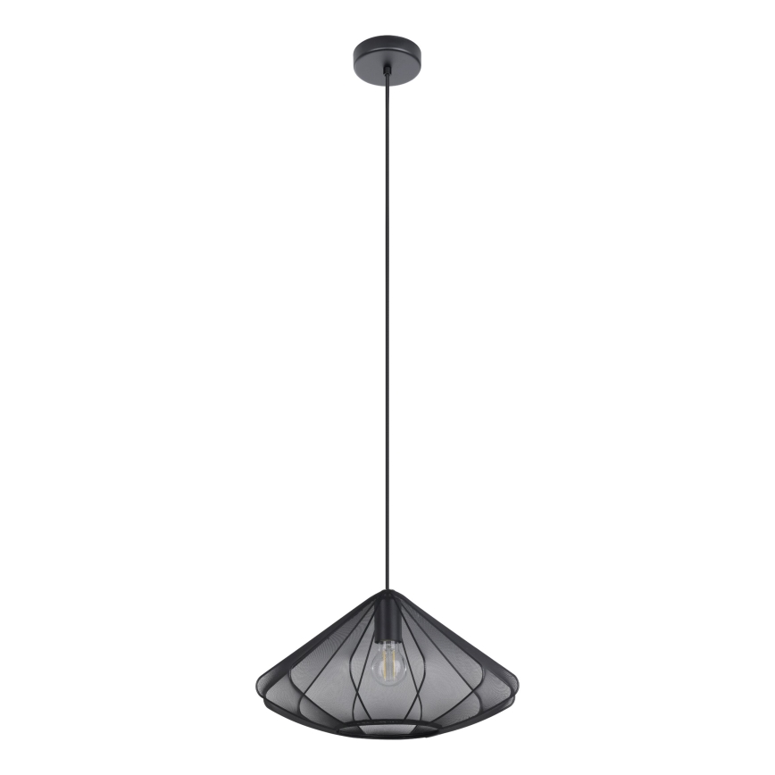 Eglo - Luster na lanku 1xE27/40W/230V pr. 42,5 cm čierna