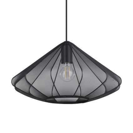 Eglo - Luster na lanku 1xE27/40W/230V pr. 42,5 cm čierna
