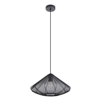 Eglo - Luster na lanku 1xE27/40W/230V pr. 42,5 cm čierna