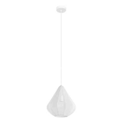 Eglo - Luster na lanku 1xE27/40W/230V pr. 33,5 cm biela