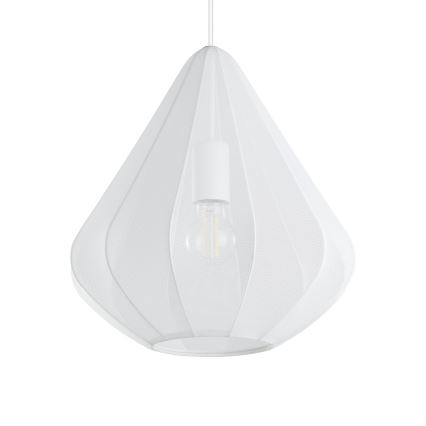 Eglo - Luster na lanku 1xE27/40W/230V pr. 33,5 cm biela