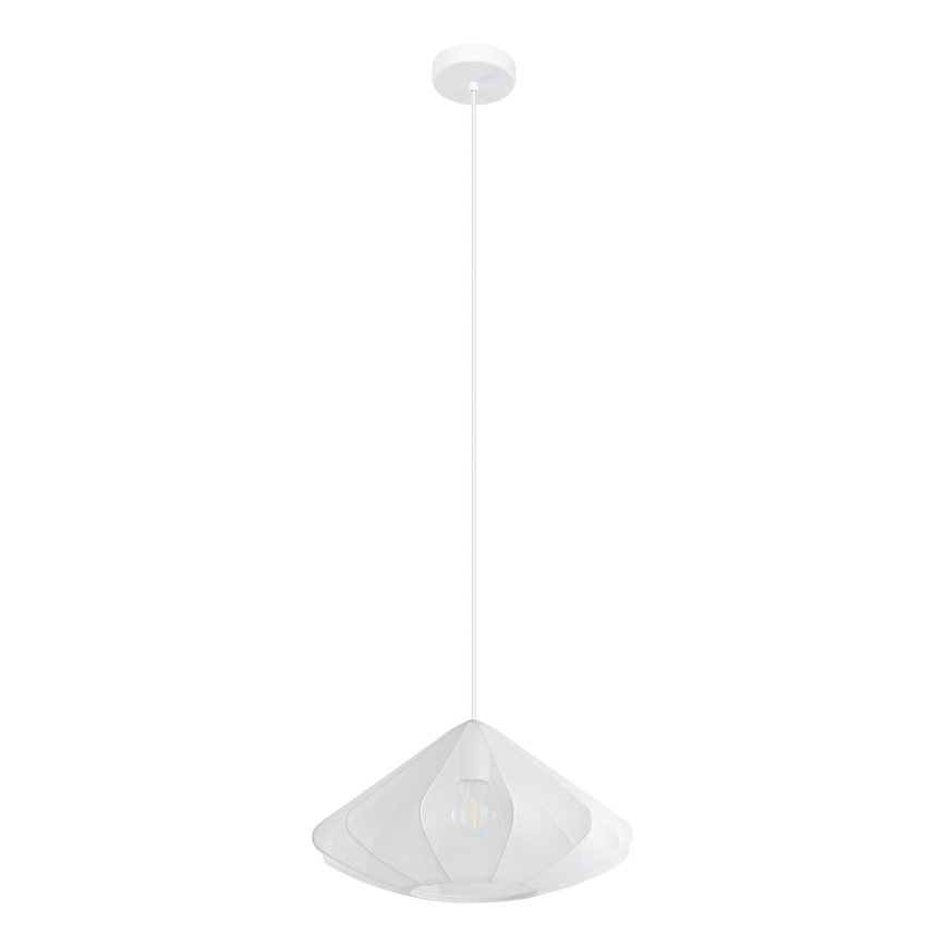 Eglo - Luster na lanku 1xE27/40W/230V pr. 42,5 cm biela