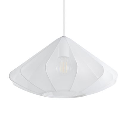 Eglo - Luster na lanku 1xE27/40W/230V pr. 42,5 cm biela