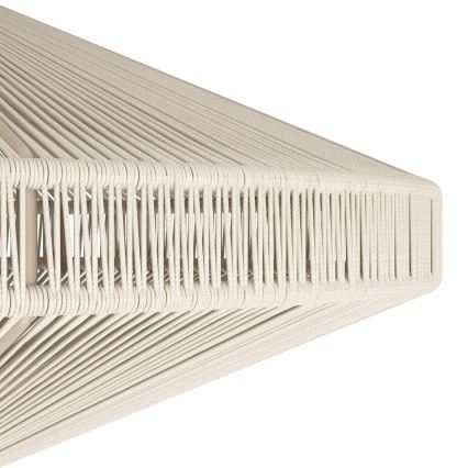 Eglo - Závesné svietidlo na lanku 1xE27/40W/230V krémové