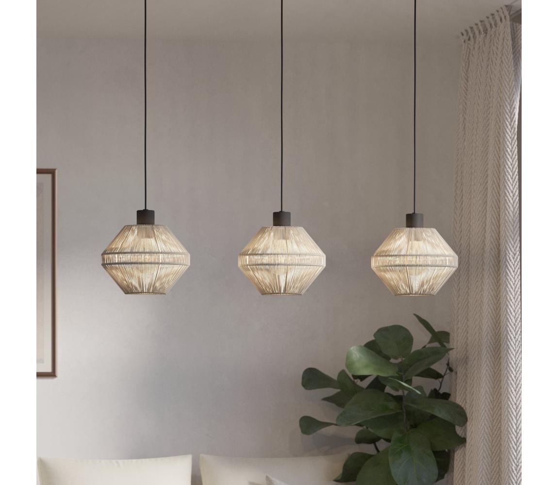 Eglo 44001 - Luster na lanku MIDSUMER 3xE27/40W/230V krémový 44001